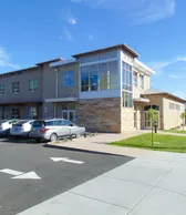 Side elevation and walkway